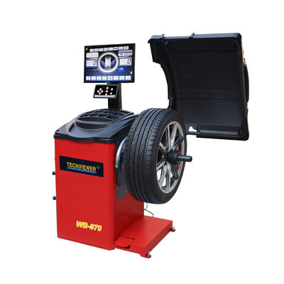 qualidade  Low  Speed 140RPM 28" rim Auto Wheel Balancing Machine Vertical Type fábrica